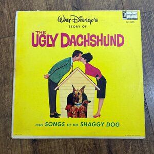 Walt Disney's The Ugly Dachshund Shaggy Dog Vinyl LP 1965 DQ1290